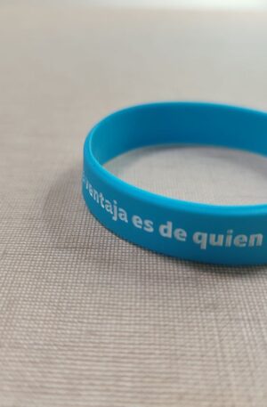Pulsera ajedrez azul