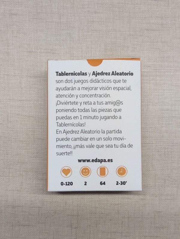 Cartas Tablernícolas y Ajedrez aleatorio Castellano - Imagen 2