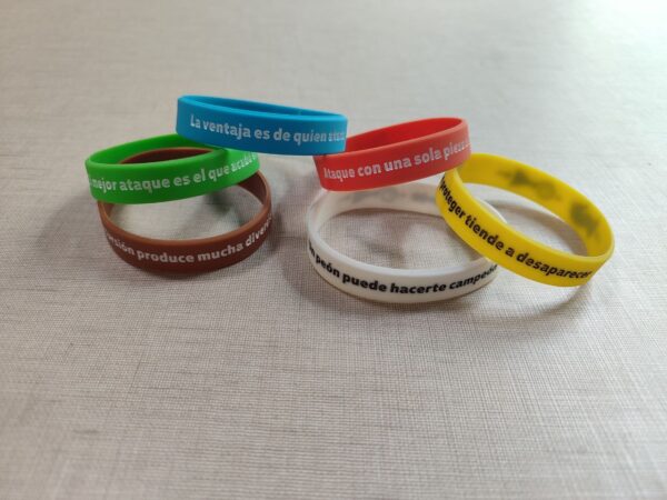 Pulseras ajedrez<br>(Todos los colores)